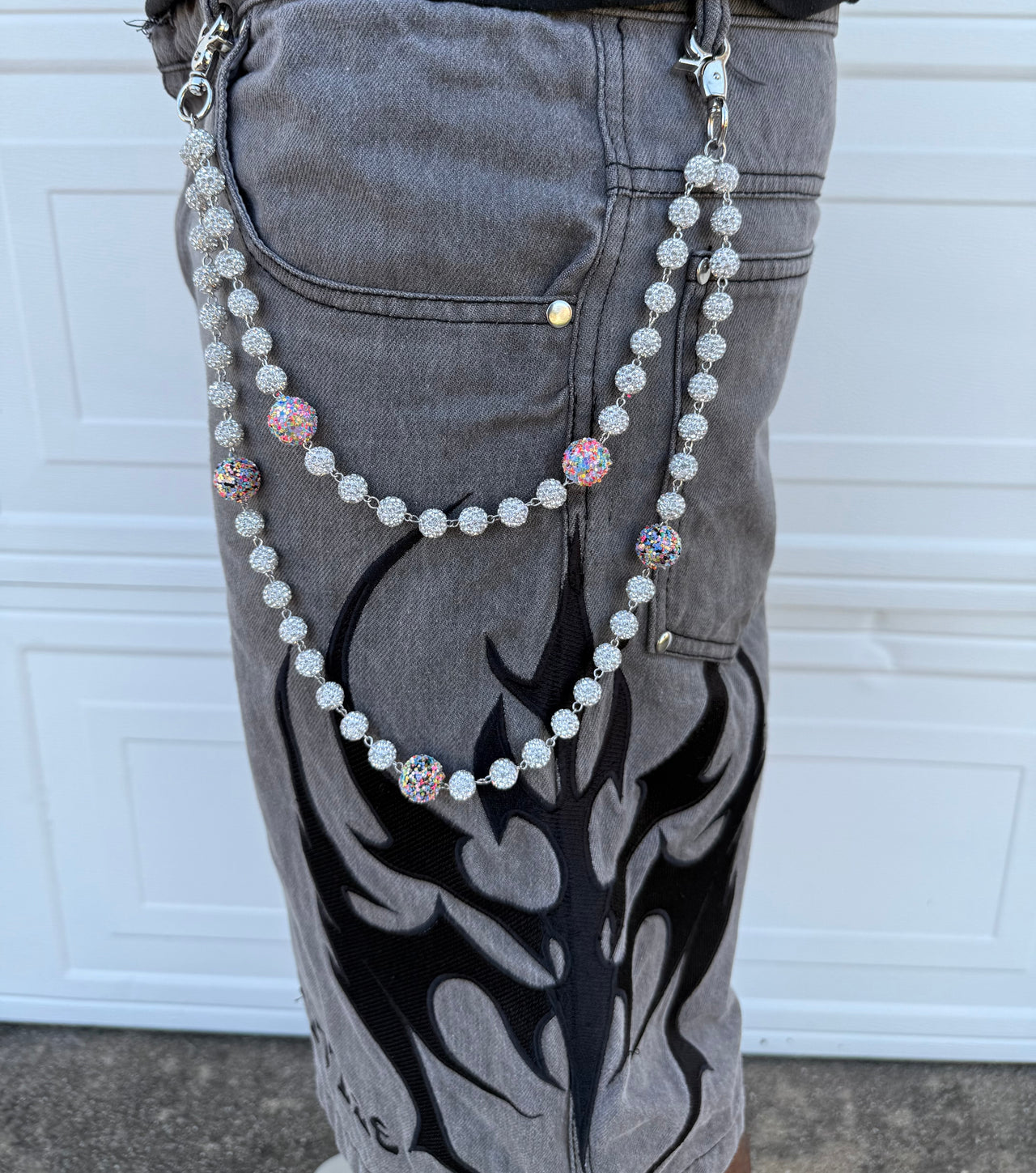 Opus 2 Stained Glass Wallet Chain