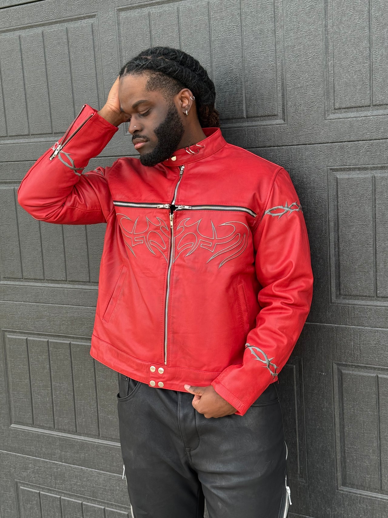 𝑷𝒓𝒆𝒎𝒊𝒖𝒎 𝑶𝒑𝒖𝒔 𝟐 𝑳𝒆𝒂𝒕𝒉𝒆𝒓 𝑹𝒂𝒄𝒆𝒓 𝑱𝒂𝒄𝒌𝒆𝒕 𝒊𝒏 𝑭𝒊𝒓𝒆 𝑹𝒆𝒅