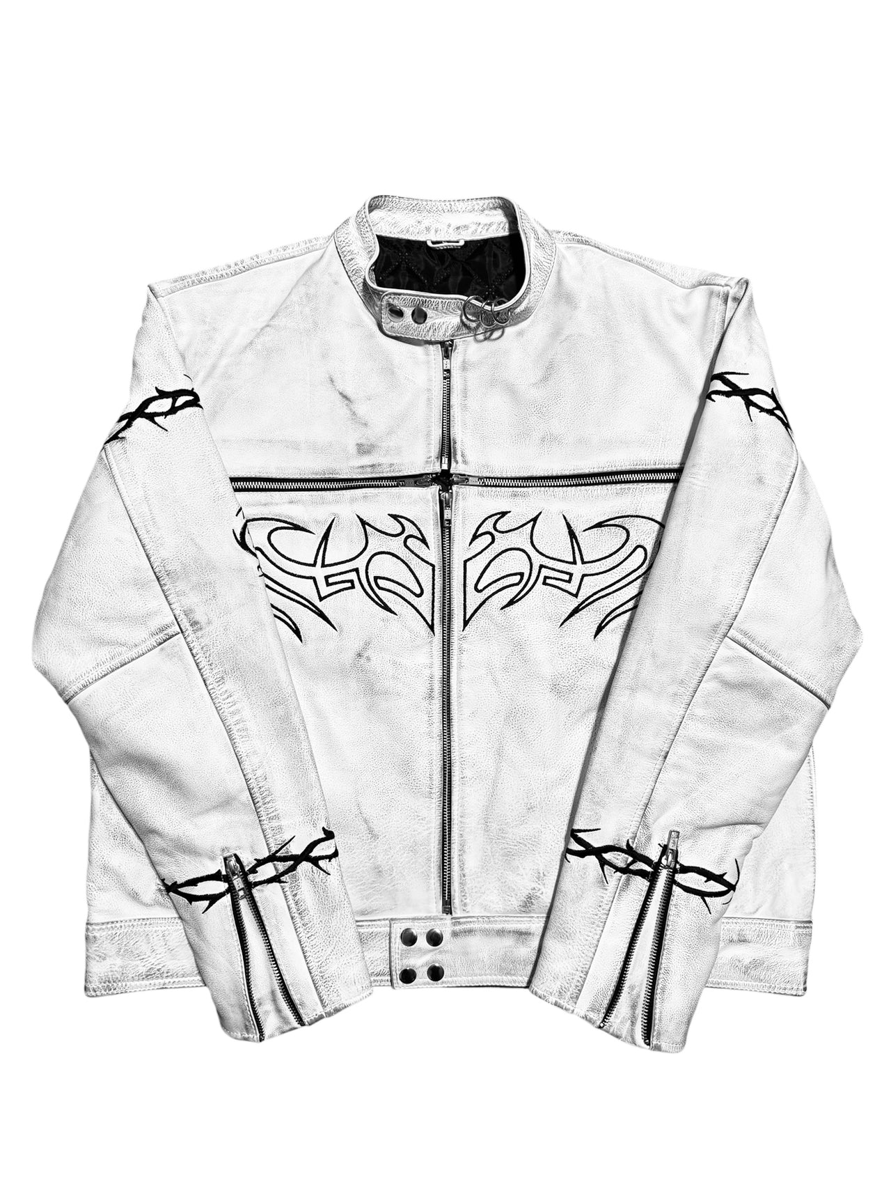 𝑷𝒓𝒆𝒎𝒊𝒖𝒎 𝑶𝒑𝒖𝒔 𝟐 𝑳𝒆𝒂𝒕𝒉𝒆𝒓 𝑹𝒂𝒄𝒆𝒓 𝑱𝒂𝒄𝒌𝒆𝒕 𝒊𝒏 𝑷𝒖𝒓𝒆 𝑴𝒐𝒏𝒆𝒚 𝑾𝒉𝒊𝒕𝒆